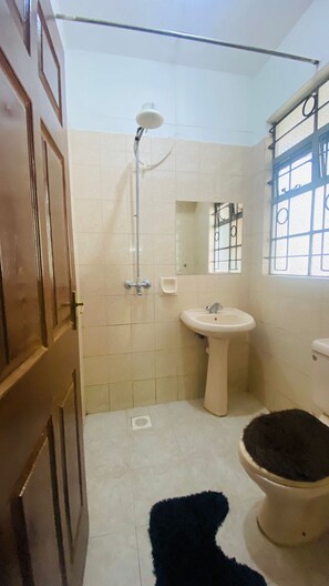 Haartrockner, Handtücher, Seife, Shampoo