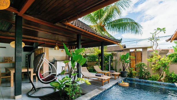 Family Triple Room | Living area - Gopala Villa North Ubud (Ubud)