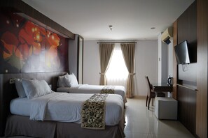 套房 (Twin) | 办公桌、免费 WiFi、床单、轮椅无障碍