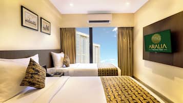 Kamar Superior | Seprai katun Mesir, seprai premium, busa memori, dan minibar