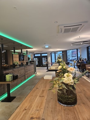 Daily buffet breakfast (EUR 8 per person)
