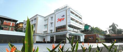 Voorkant van accommodatie