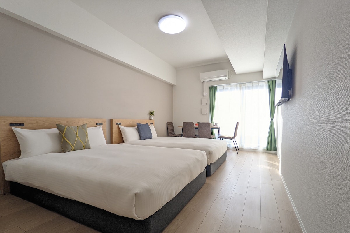 Basic Twin Room | Blackout drapes, soundproofing, free WiFi, bed sheets