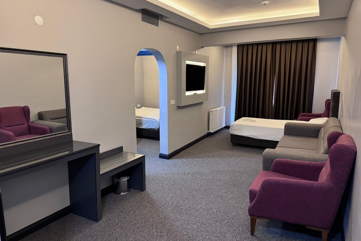 1 soveværelse, premium-sengetøj, minibar, pengeskab på værelset