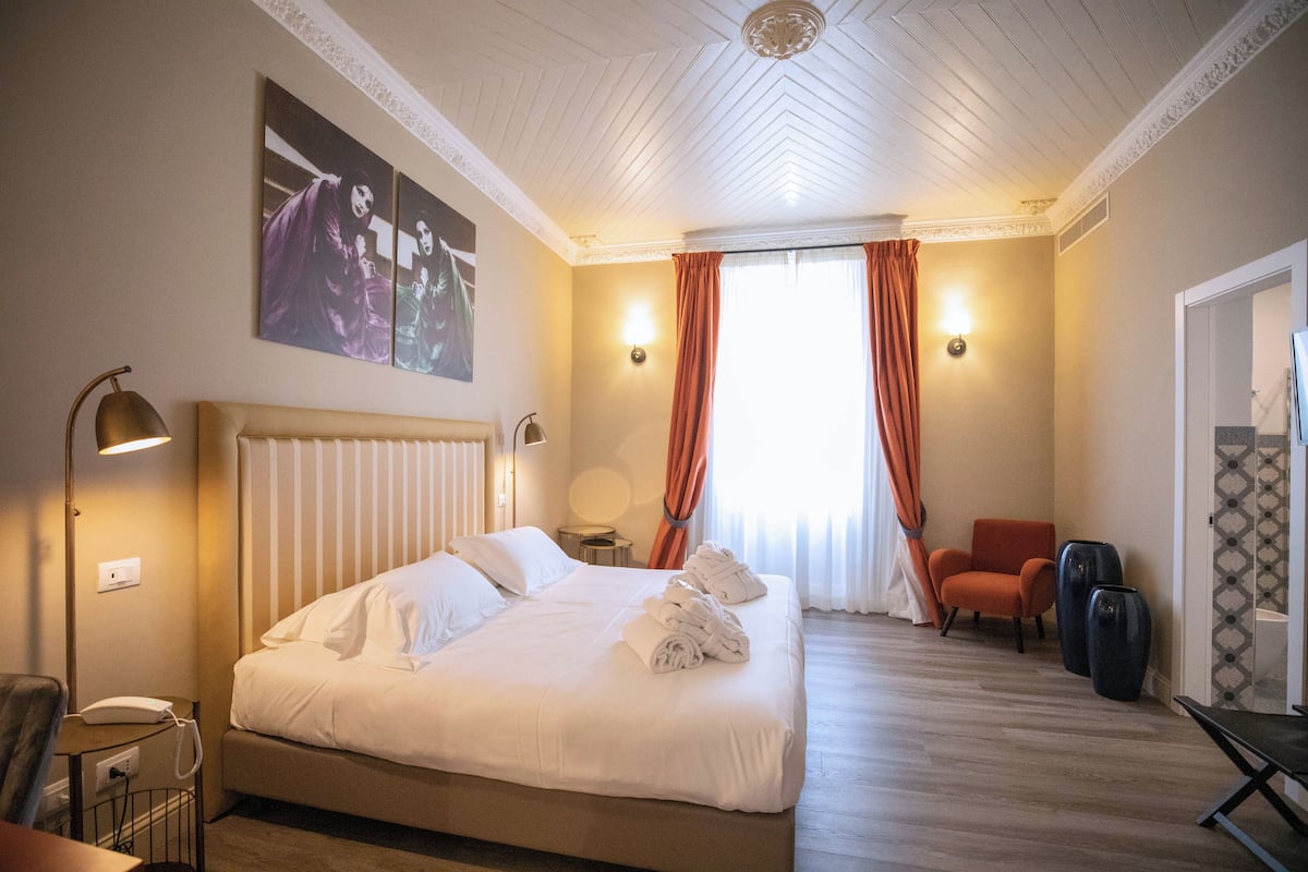 Habitación superior | 1 dormitorio, sábanas italianas Frette, ropa de cama de alta calidad