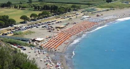 Close to the most convenient and breezy beach in Maratea, with garden and terrace.