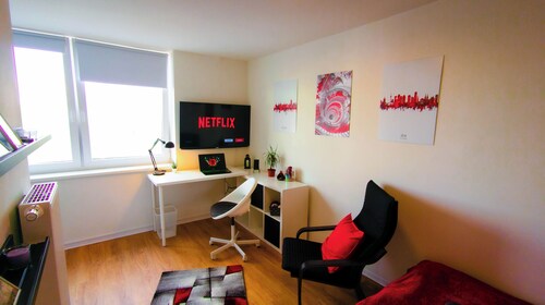 Design Wohnung am Einkaufspark Nordost | Messe