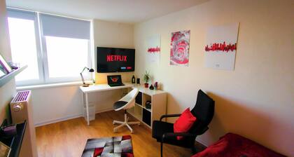 Design Wohnung am Einkaufspark Nordost | Messe