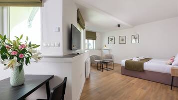 Apartamento premium | 1 quarto, ferros/tábuas de passar roupa, Wi-Fi de cortesia