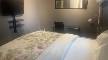 2 chambres, fer et planche Ă repasser, Wi-Fi, draps fournis