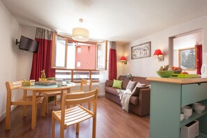 Dining - Balcony, parking, tv, ski locker, 25m², Val Cenis (Val Cenis)