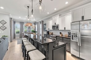 Fridge, microwave, oven, stovetop - 3BR Beach Villa with 2- GOLF CARTS! Steps from Pool! Near Wharf. Beach Tram. (Miramar Beach)