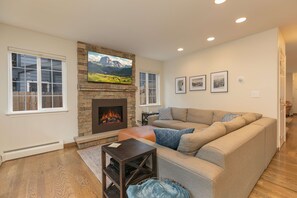 TV, fireplace, video games, computer monitors