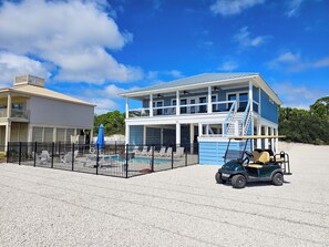 Exterior - Make Waves for LESS 20% OFF!!! GOLF CART, Pool Heat/Chill Option, 4BR/4BA (St. George Island)