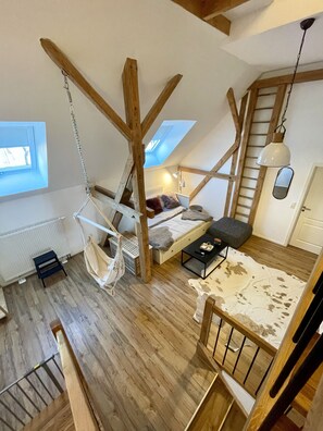 TV, fireplace - Traum Loft in Idyllischer Naturlage (Kerpen)