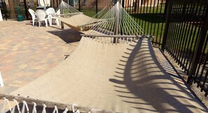 Terrace/patio - 945 Sweet retreat 4 bedrooms with pool and spa (kissimmee)