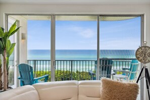 TV, fireplace - "Luxurious Modern condo on 30a"-3 Bed-Beach Front (Rosemary Beach)