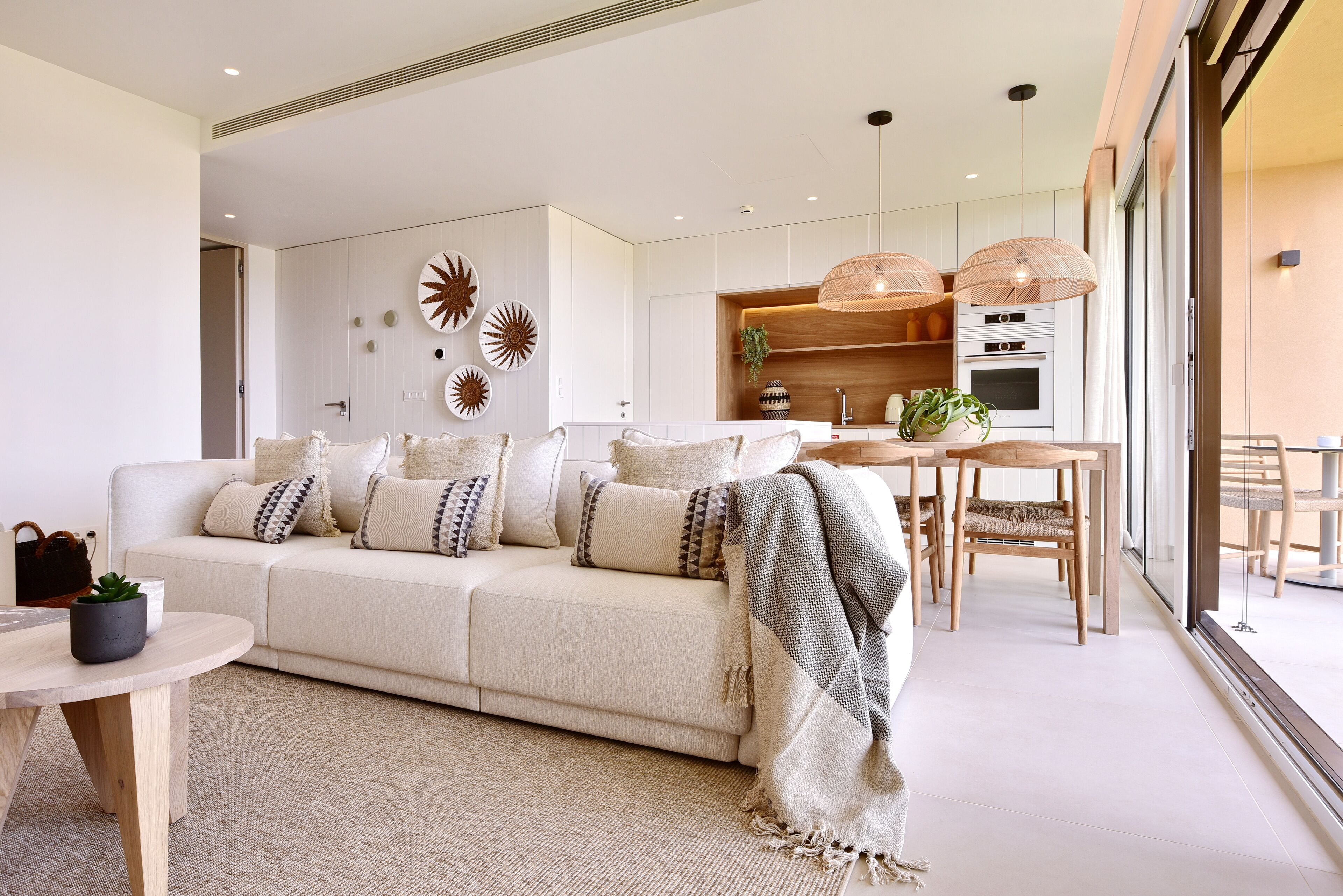 Apartment, 2 Bedrooms | Living area | Flat-screen TV