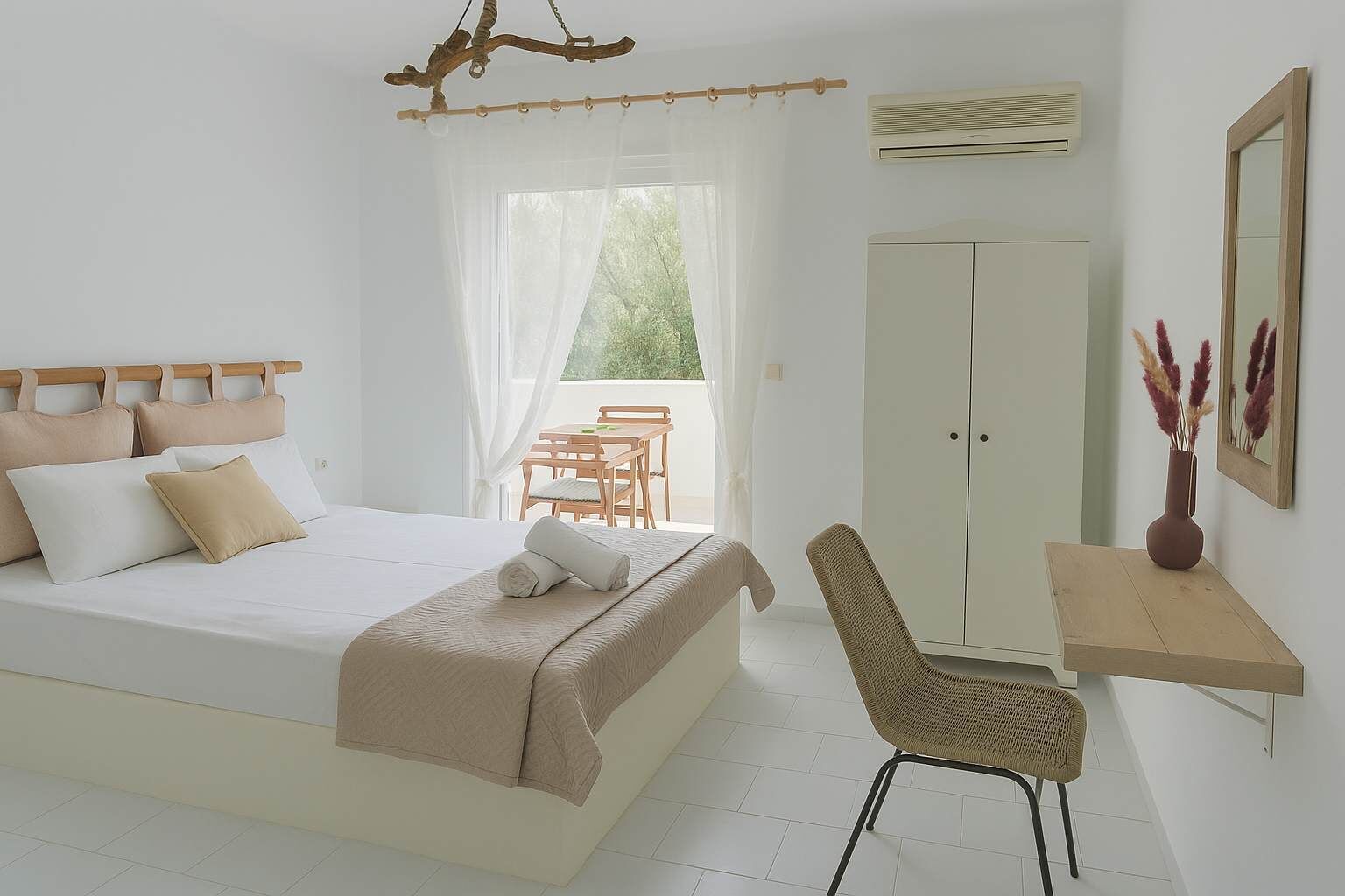 1 bedroom, iron/ironing board, travel crib, WiFi