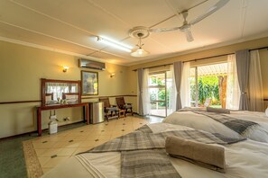 Room, 1 Bedroom, Accessible, Patio | 1 bedroom - Room-zambezi Family Lodge - Elephant Roo (Victoria Falls)