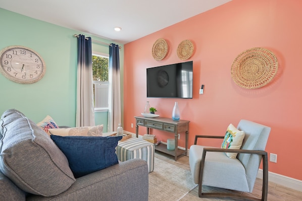 Villa, 3 Schlafzimmer | Wohnbereich | Smart-TV