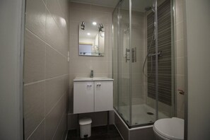 Shower, hair dryer
