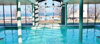 Swimming pool, sauna, terrace, balcony, tv, 52m², Thollon les Mémises