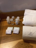 Dusj, regndusjhode, hårføner og bidé