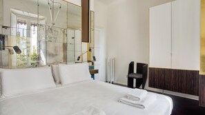 Lejlighed (1 Bedroom) | 2 soveværelser, premium-sengetøj, skrivebord, strygejern/strygebræt