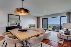 40-inch flat-screen TV with cable channels