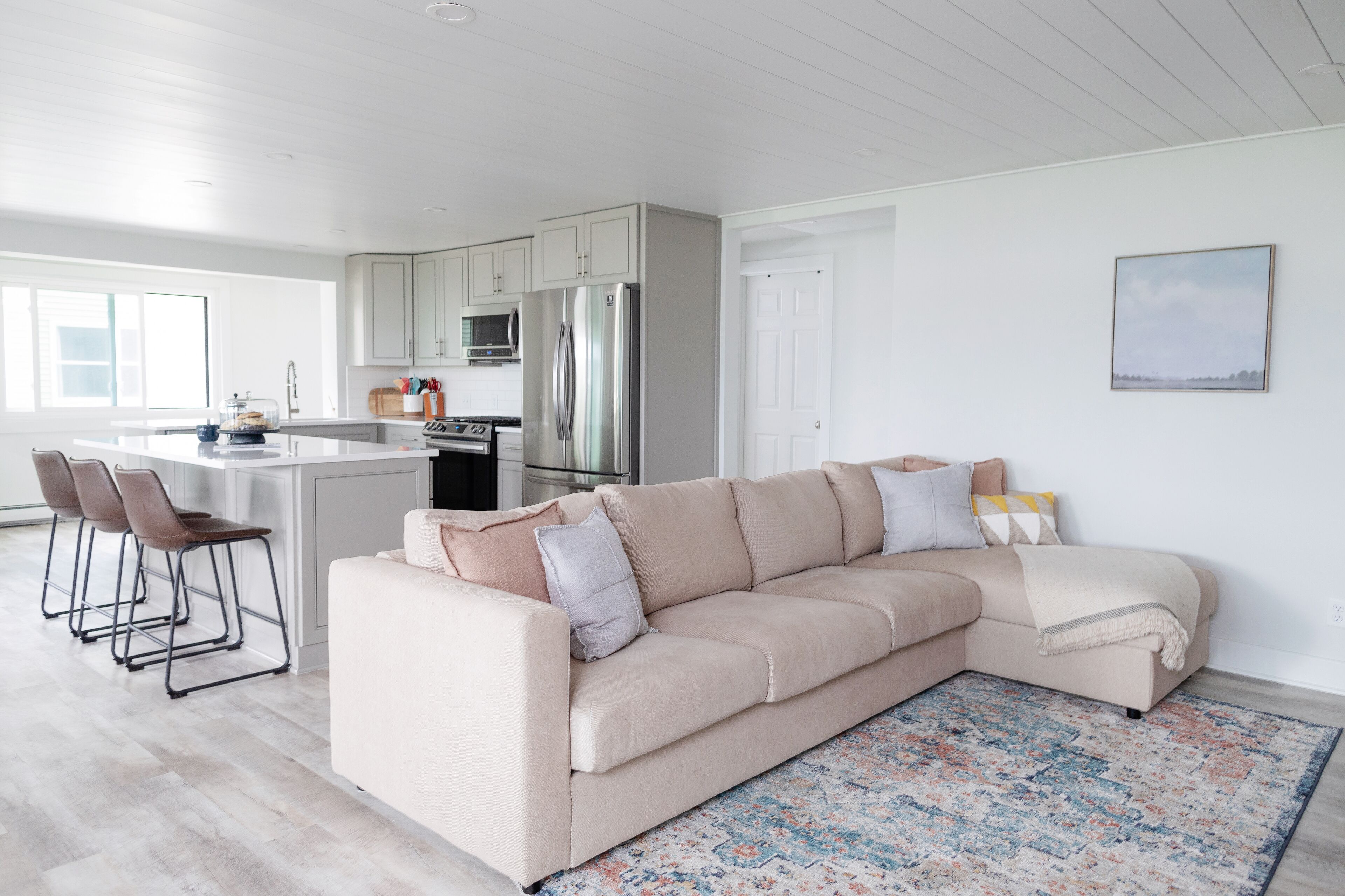 TV connectée, cheminée