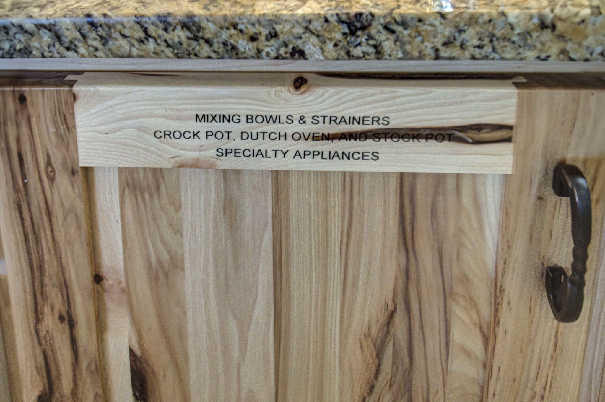 All Kitchen Drawers Labeled for Convenience