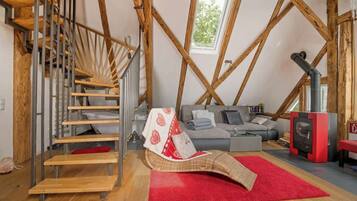 Fernseher, Kamin, Arbeitsbereiche