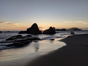 Ligstoelen, strandlakens