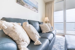 Condo, Multiple Beds (Beach Club 806A) | Living area | TV