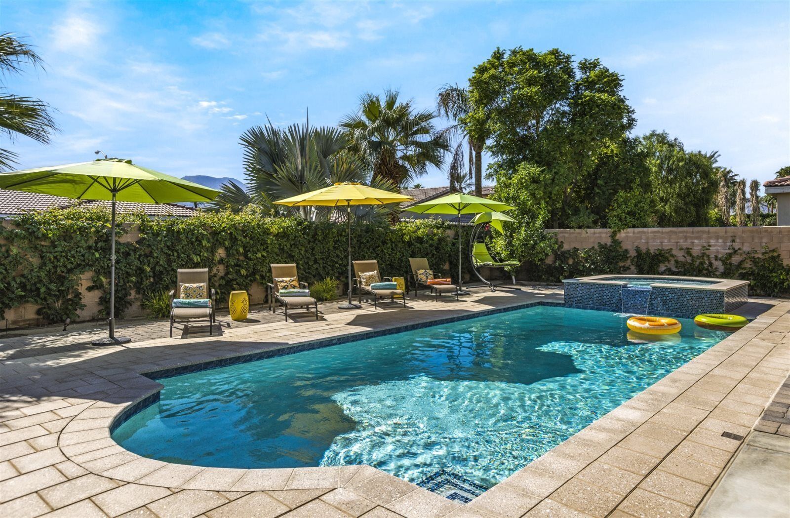 Palm Springs area retreat. Close to Polo grounds. 