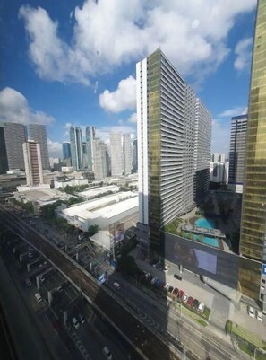 Blick von der Unterkunft