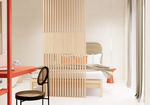 1 chambre, bureau, fer et planche à repasser, Wi-Fi gratuit