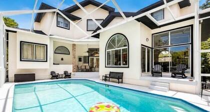 Mansion W/ Pool, Canal and Luxury Amenities!