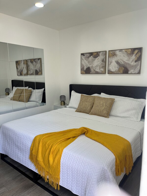 1 makuuhuone, silitysrauta/-lauta, Wi-Fi, vuodevaatteet