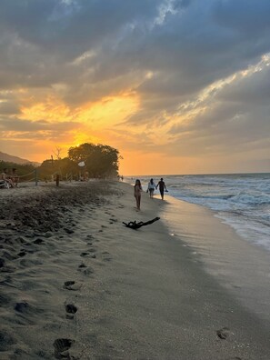 Beach nearby, 6 beach bars