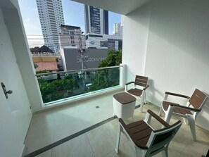 Appartement Deluxe | Vue depuis le balcon