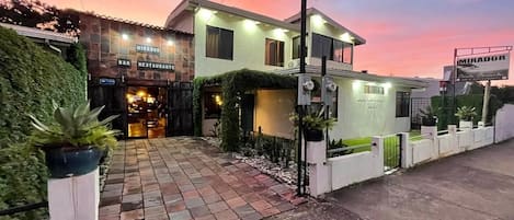 Fassade der Unterkunft