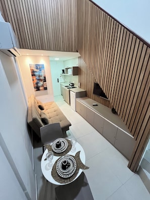 Superior Loft | Living area | 32-inch Smart TV with digital channels