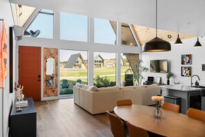 Interior - AFrame- Fire Pit, Grill & Fishing, Near Rivers & Whitewater Amphitheater (New Braunfels)