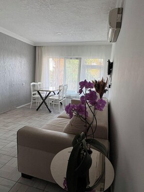 Apartamento standard | Wi-Fi de cortesia, roupa de cama