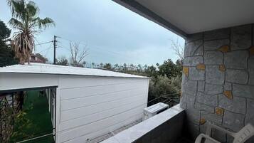 Standaard appartement | Uitzicht vanaf balkon