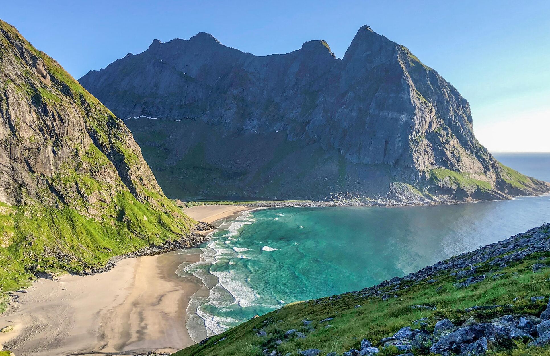 Ranta lähistöllä, kalastusmahdollisuus