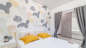 1 chambre, fer et planche à repasser, Wi-Fi, literie fournie