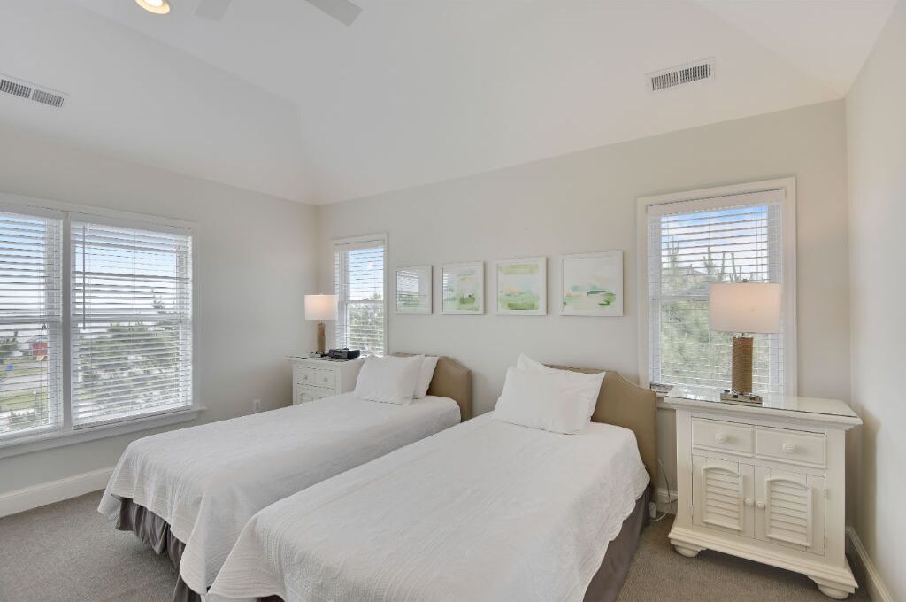 Sink into your plush beds and drift away.